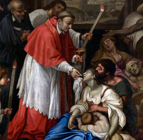 Um santo em meio à peste
