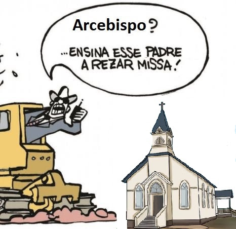 Ensinar o padre a rezar a missa