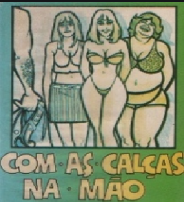 Ser pego com as calças na mão