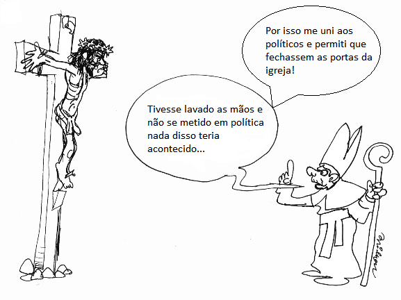 Fecharam as portas da igreja