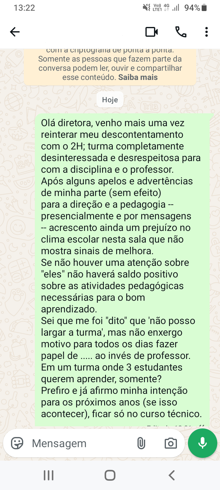 Apelos não ouvidos