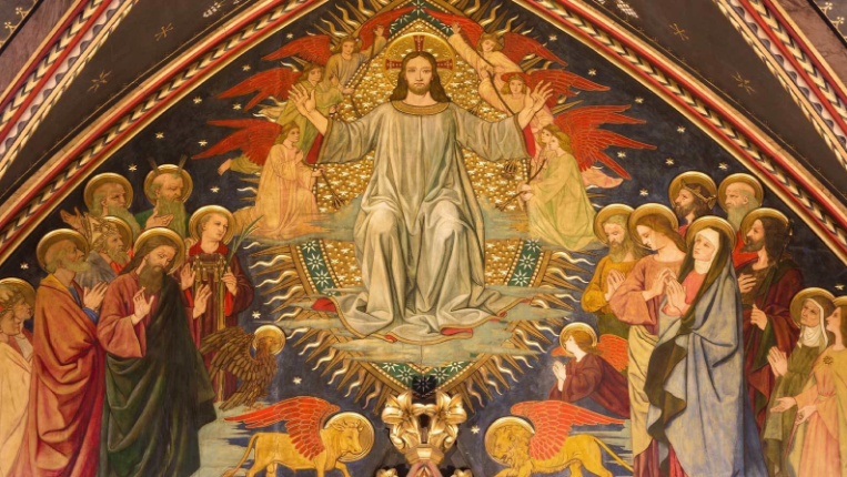 A ascensão de Jesus Cristo ao céu