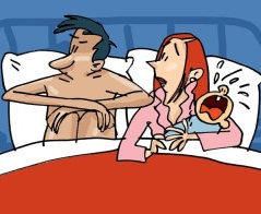 Passando vontade na cama