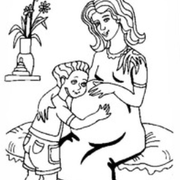A esposa e os filhos